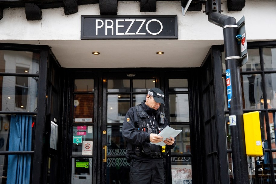 Restauracja, gdzie Rosjanka razem z mężem jadła kolację /Tolga Akmen /PAP/EPA