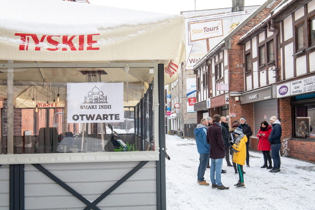 Restauracja na toruńskiej starówce "Smaki Indii Restaurant Cafe & Bar - Toruń" otwarta mimo lockdownu / 	Tytus Żmijewski    /PAP