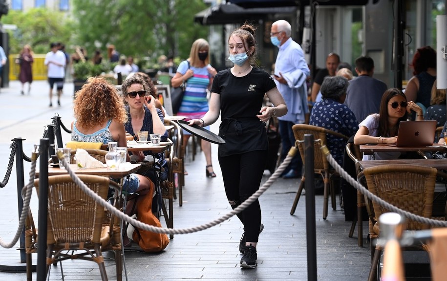 Restauracja w Londynie / 	ANDY RAIN    /PAP/EPA