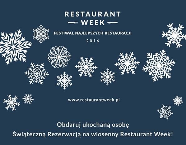 Restaurantweek.pl - pyszny pomysł na prezent /materiały prasowe