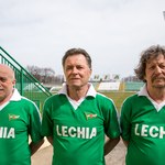 Retro koszulki klubu Ekstraklasy. Na tym meczu byli Wałęsa, Boniek i Tusk