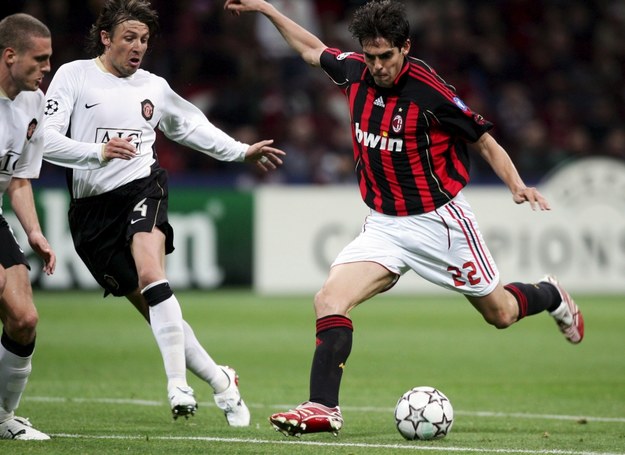 Rewanżowy, półfinałowy mecz piłkarskiej Ligi Mistrzów rozegrany między AC Milan i Manchester United. 2007 rok /MATTEO BAZZI    /PAP/EPA