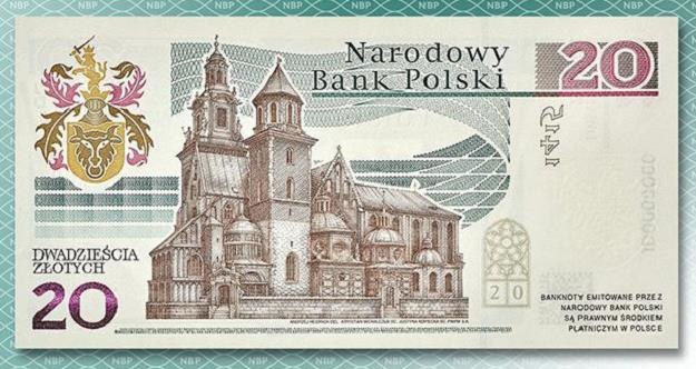 Rewers banknotu "600. rocznica urodzin Jana Długosza" /NBP