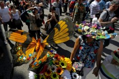 Rewia kapeluszy na nowojorskiej Paradzie Wielkanocnej