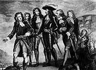 Rewolucja angielska 1688-89, Wilhelm opuszcza statek w Torbes, XII 1688 /Encyklopedia Internautica