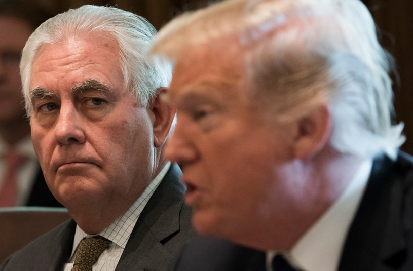 Rex Tillerson i Donald Trump /AFP