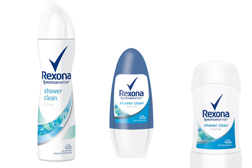 REXONA SHOWER CLEAN /materiały prasowe