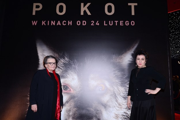 Reżyser Agnieszka Holland i pisarka Olga Tokarczuk /Marcin Kmieciński /PAP