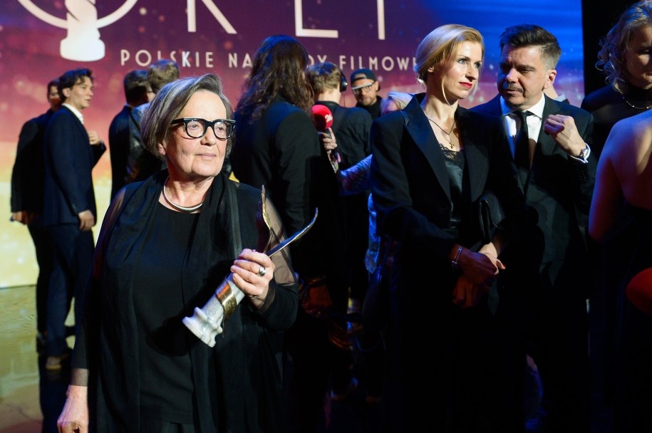 Reżyser Agnieszka Holland podczas 26. Gali Polskich Nagród Filmowych Orły 2024 / 	Marcin Obara  /PAP