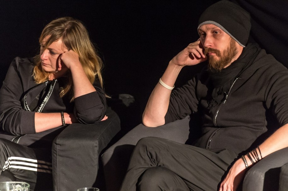 Reżyser teatralna Monika Strzępka i dramaturg Paweł Demirski /Maciej Kulczyński /PAP