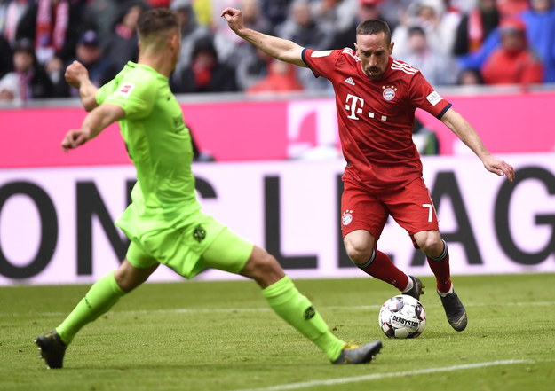 Ribery odejdzie po sezonie z Bayernu Monachium /LUKAS BARTH-TUTTAS /PAP/EPA