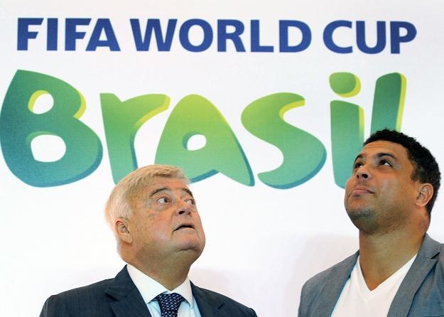 Ricardo Teixeira, były szef CBF i Ronaldo Nazario, były piłkarz rerezentacji Brazylii /AFP