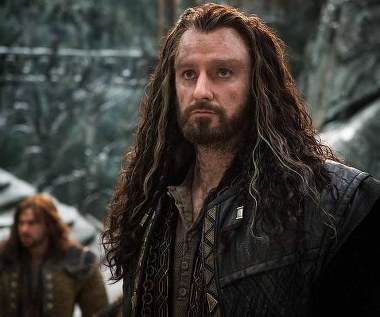 Richard Armitage w scenie z filmu "Hobbit: Bitwa Pięciu Armii"