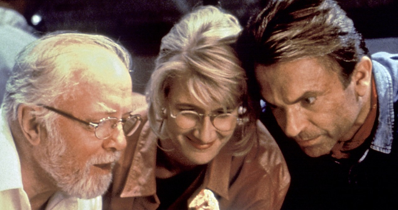 Richard Attenborough, Laura Dern i Sam Neill w filmie "Park jurajski" /AKPA