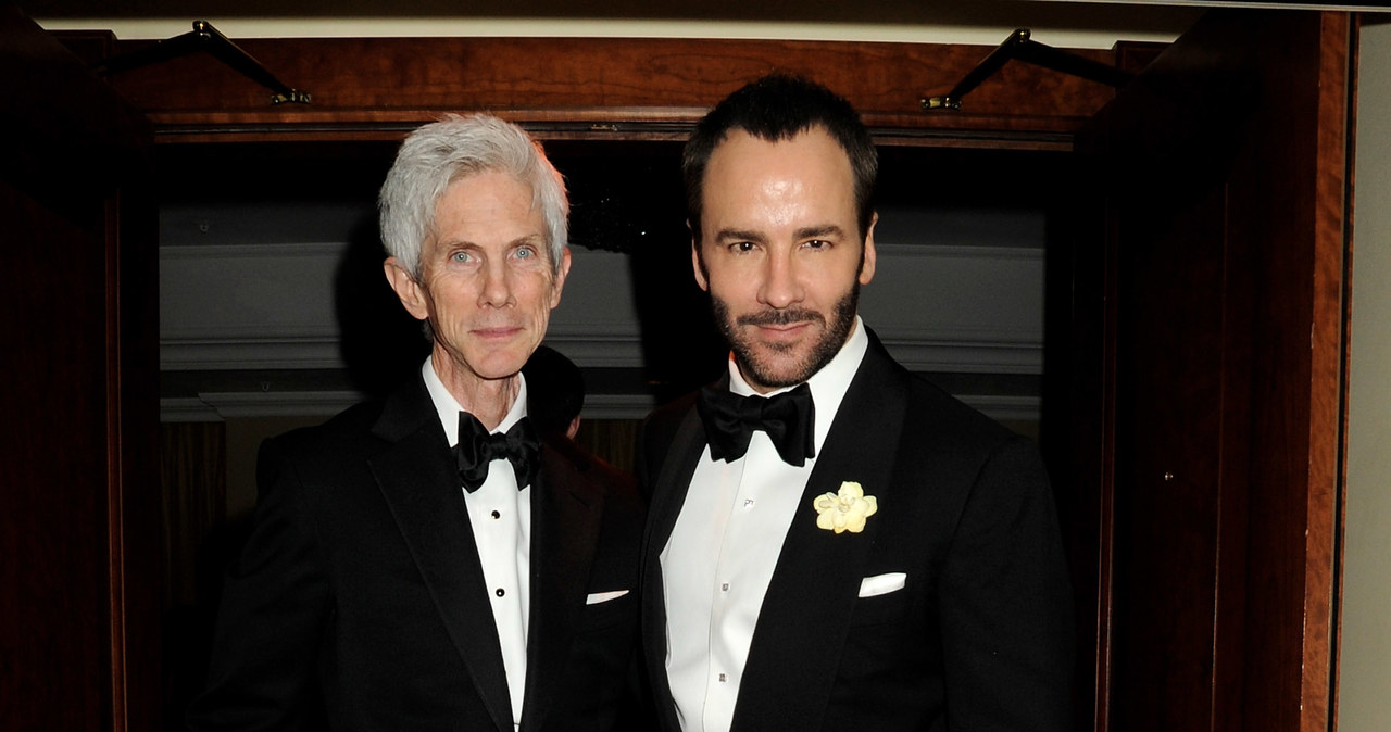 Richard Buckley i Tom Ford na imprezie Bafta /Getty Images