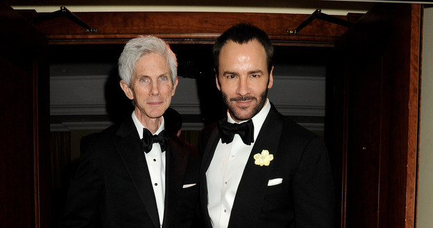 Richard Buckley i Tom Ford na imprezie Bafta /Getty Images