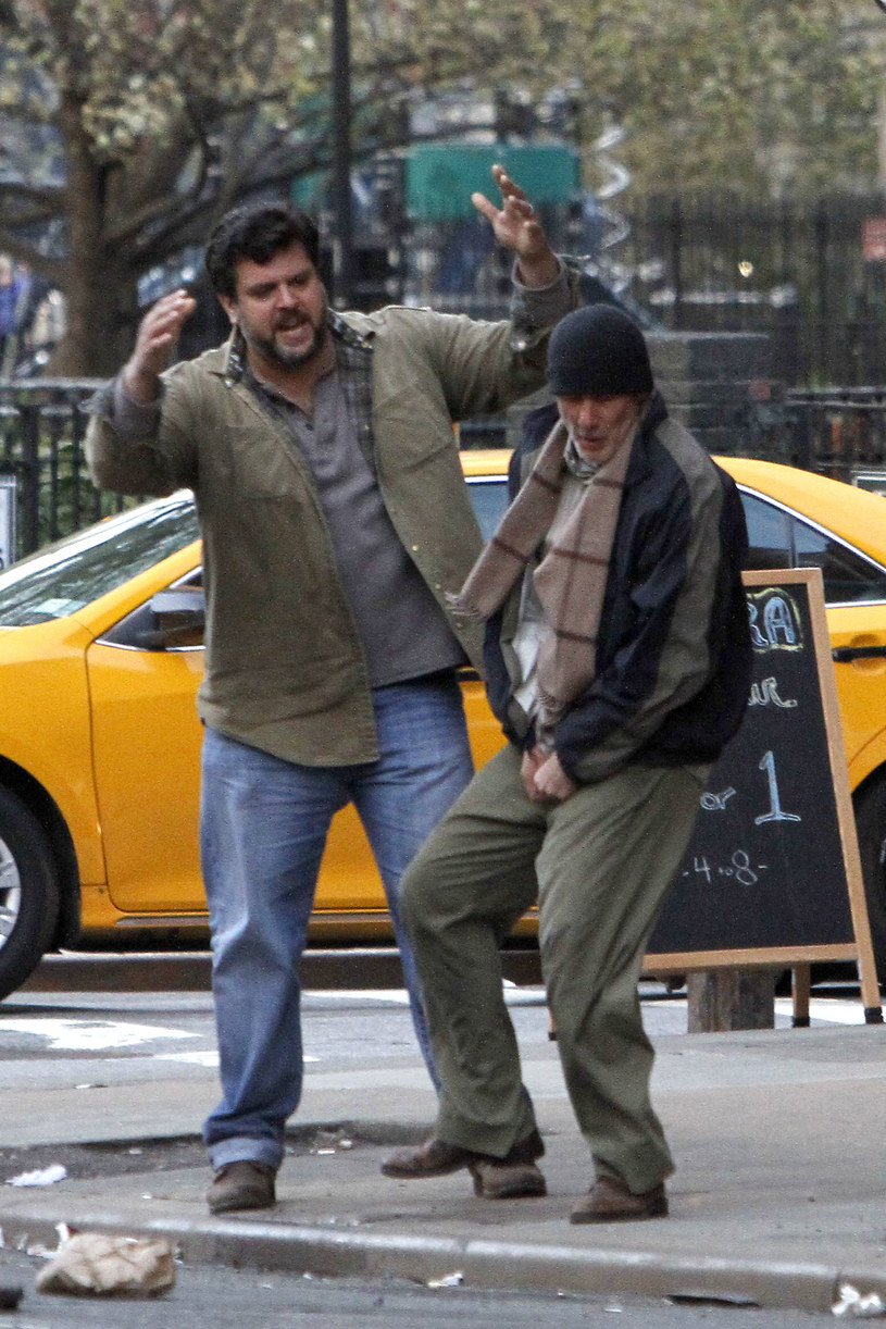 Richard Gere "grał" bezdomnego w Nowym Jorku /AKM Images / Backgrid USA /Agencja FORUM