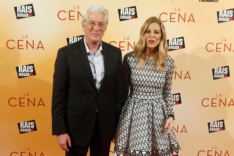 Richard Gere i Alejandra Silva /Archie Andrews /PAP/Abaca