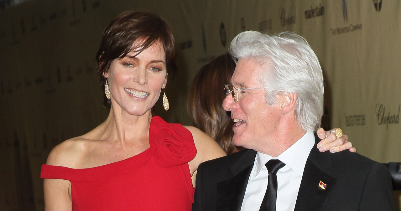 Richard Gere z żoną Carey /Jason Merritt /Getty Images