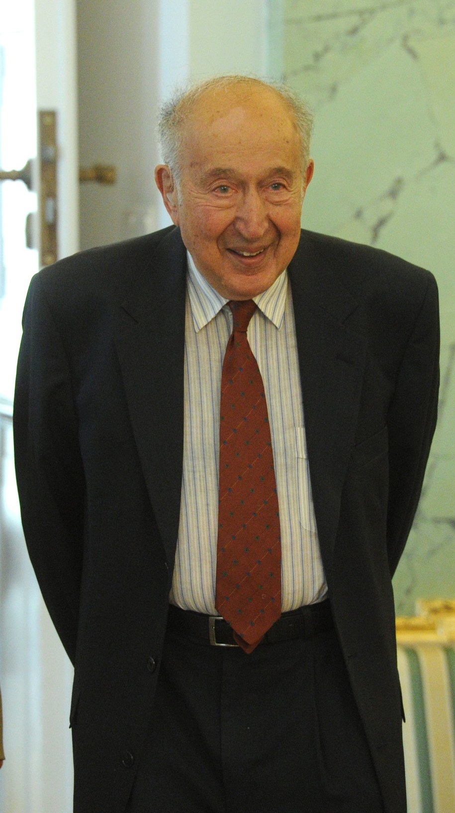 Richard Pipes, amerykański historyk i sowietolog, były doradca prezydenta USA R. Reagana ds. Rosji i Europy Środkowej /Grzegorz Jakubowski /PAP