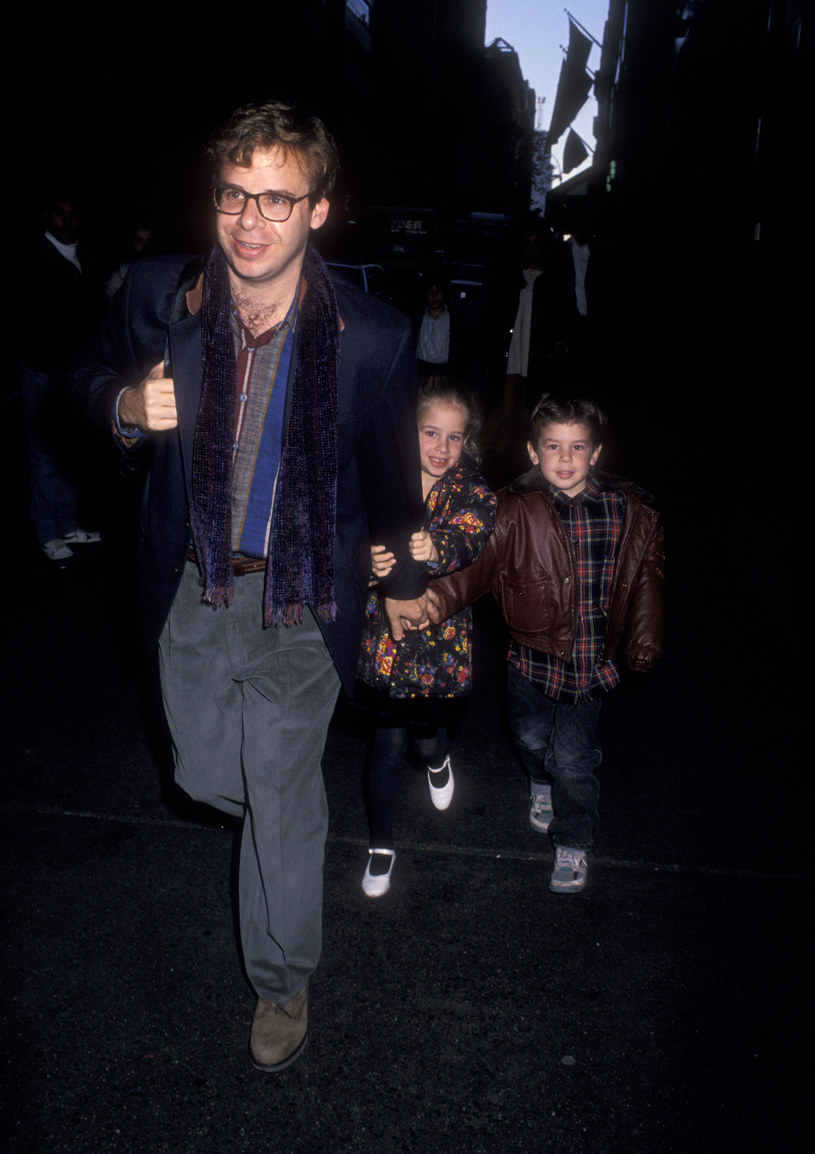 Rick Moranis z córką Rachel i synem Mitchellem /Ron Galella, Ltd./Ron Galella Collection /Getty Images
