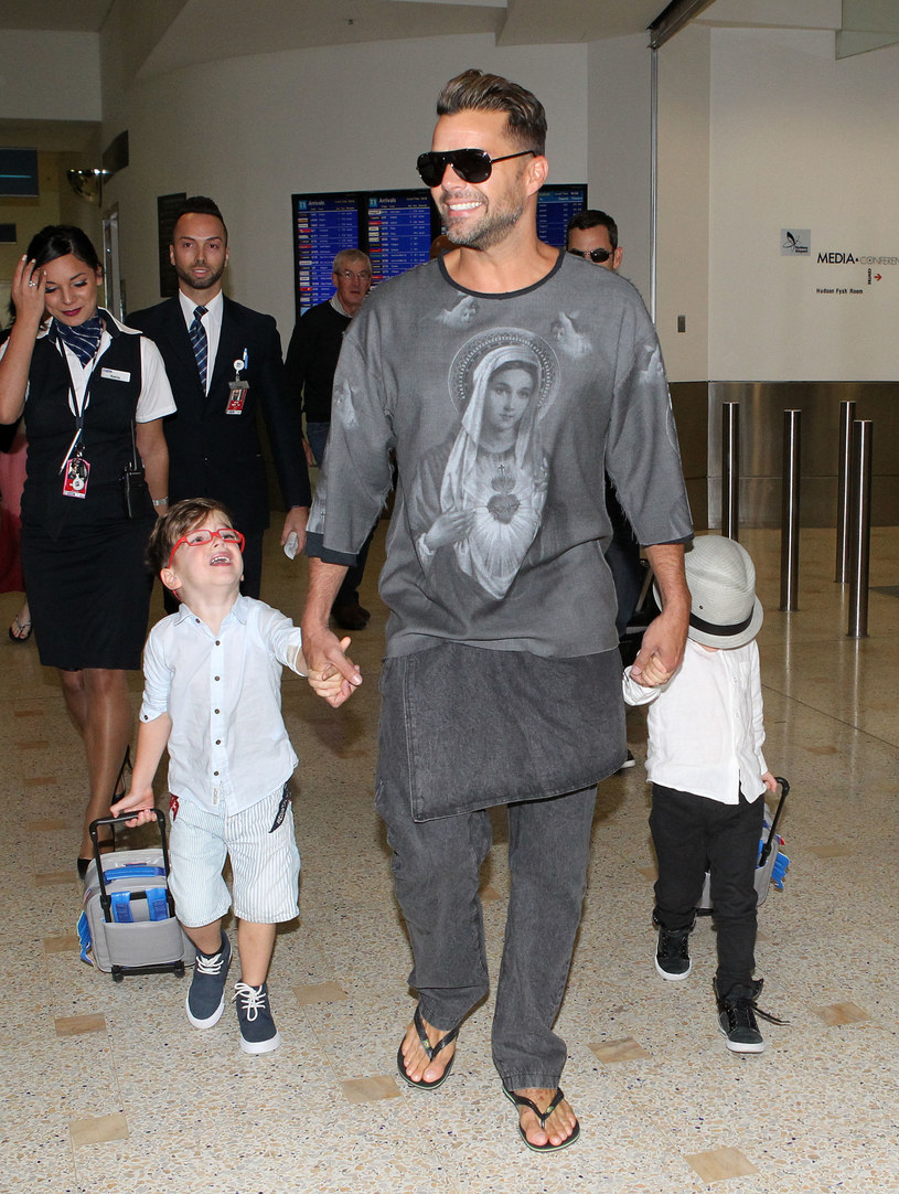 Ricky Martin z synami /Splashnews
