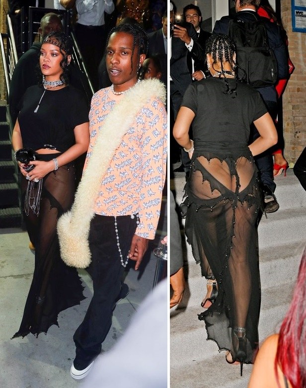 Rihanna i A$AP Rocky na after-party Met Gali 2021 /Agencja FORUM