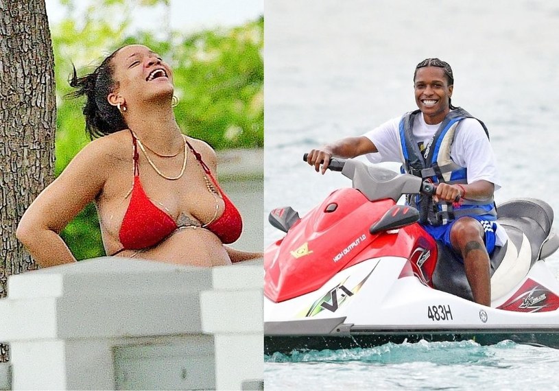 Rihanna i ASAP Rocky tuż przed aresztowaniem na Barbadosie /Agencja FORUM