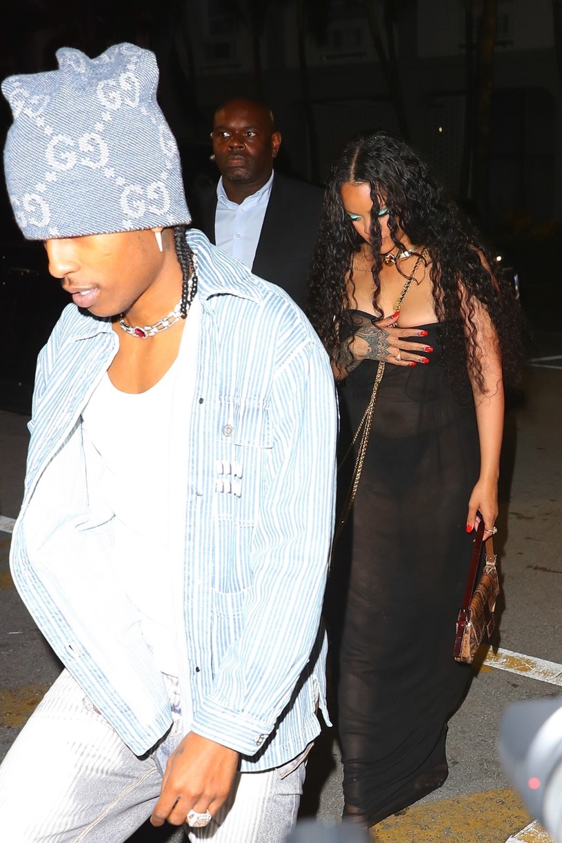 Rihanna i ASAP Rocky  w Miami /BlayzenPhotos / BACKGRID/EAST NEWS /Agencja FORUM