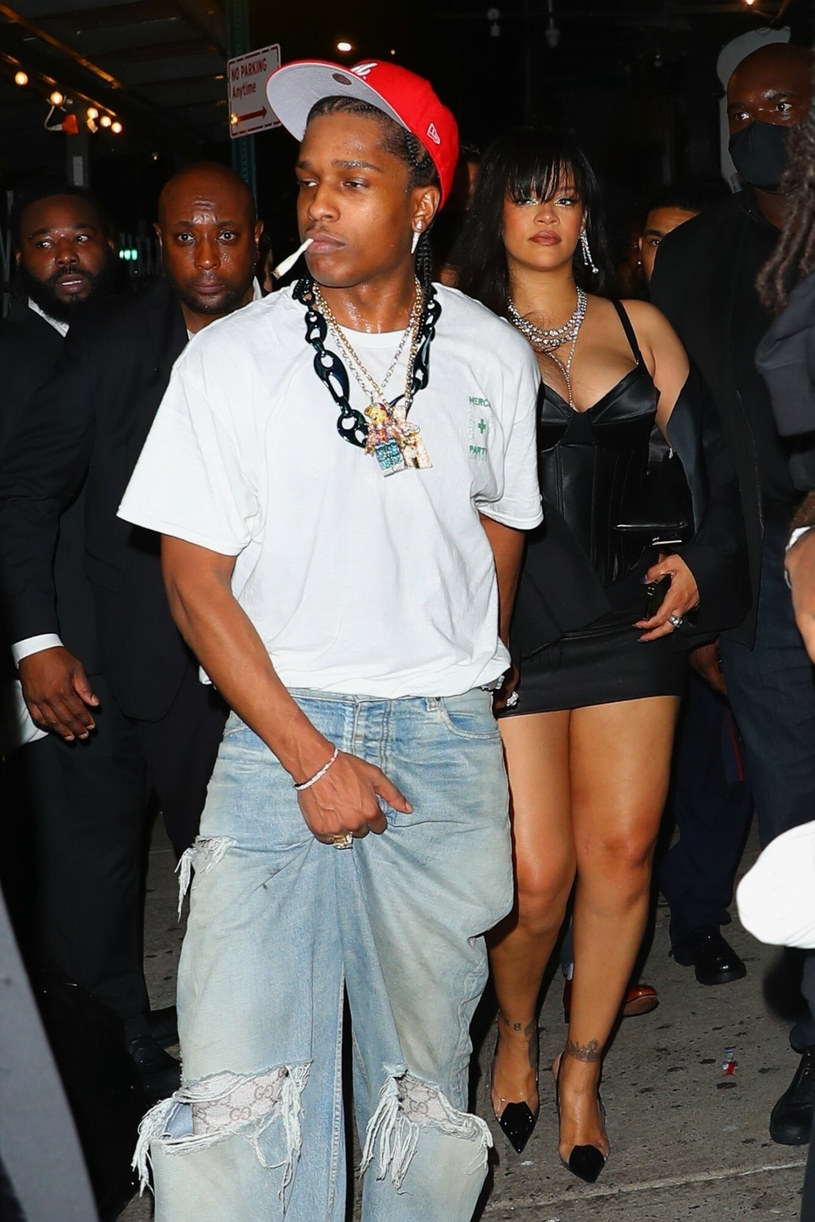 Rihanna i ASAP Rocky w Nowym Jorku /ROGA /East News