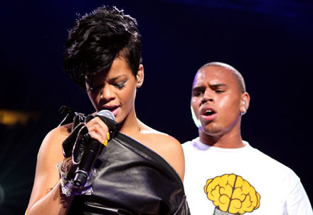 Rihanna i Chris Brown fot. Scott Gries /Getty Images/Flash Press Media