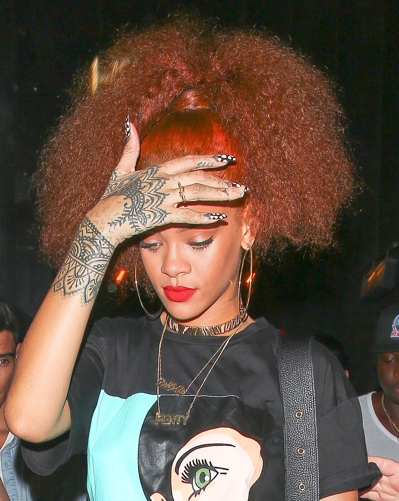 Rihanna po spotkaniu z piłkarzem /Agencja FORUM
