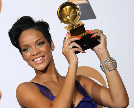Rihanna z Grammy /arch. AFP