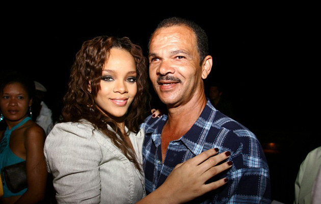 Rihanna z ojcem Ronaldem &nbsp;