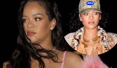 Rihanna znowu zaskoczyła stylizacją. Eksponuje ogromny brzuch