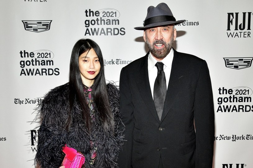 Riko Shibata, Nicolas Cage /Eugene Gologursky/Getty Images for FIJI Water /Getty Images
