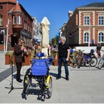 Rikszą dla niepełnosprawnych na wycieczkę rowerową
