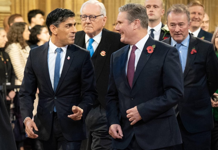 Rishi Sunak i Keir Starmer /STEFAN ROUSSEAU /PAP/PA