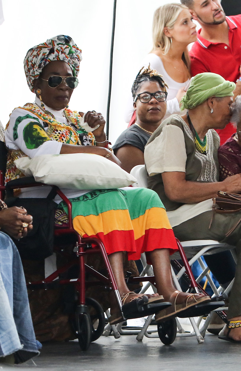 Rita Marley w 2017 r. w Miami podczas Kaya Fest, gdzie wystąpiła liczna muzykująca rodzina Marleyów /John Parra/WireImage /Getty Images