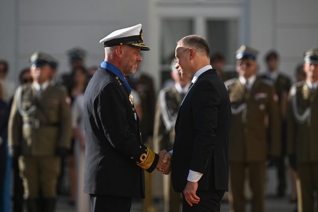 Rob Bauer i Andrzej Duda /PAP