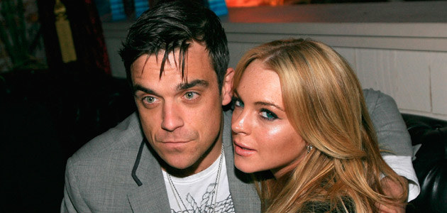 Robbie i Lindsay Lohan, fot. Michael Buckner &nbsp; /Getty Images/Flash Press Media