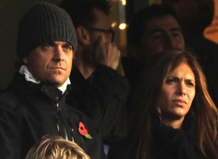 Robbie Williams i Ayda Field - fot. Shaun Botterill /Getty Images/Flash Press Media