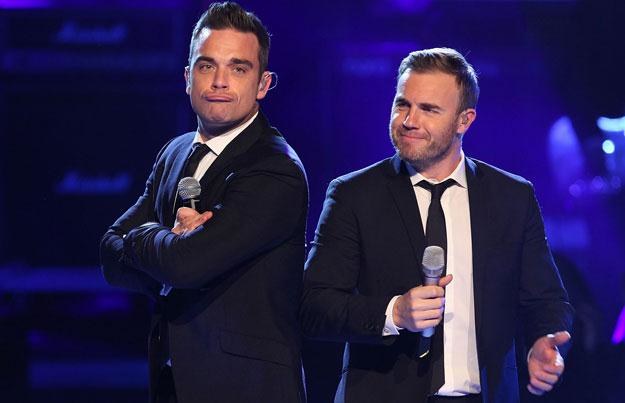 Robbie Williams i Gary Barlow: Gruby i grubszy fot. Ralf Juergens /Getty Images/Flash Press Media
