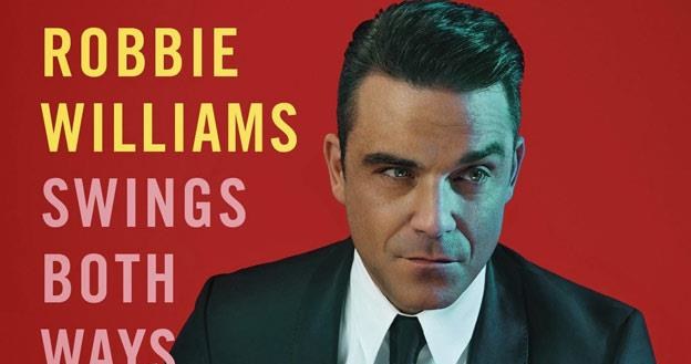 Robbie Williams na okładce albumu "Swings Both Ways" /