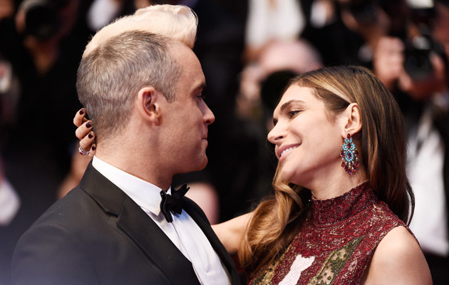 Robbie Williams z żoną /Ian Gavan /Getty Images