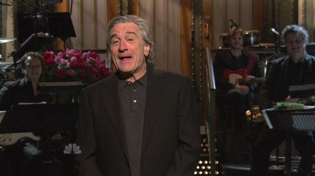 Rober De Niro jako gospodarz Saturday Night Live /Splashnews