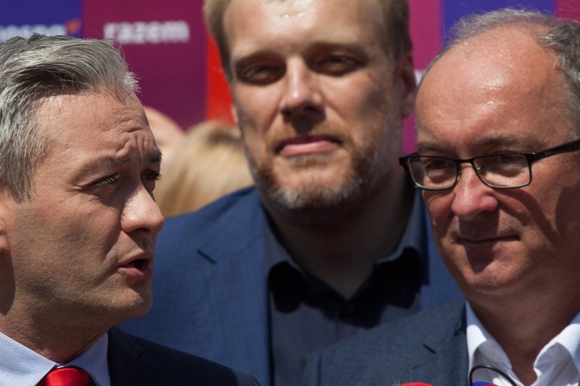 Robert Biedroń, Adrian Zandberg, Włodzimierz Czarzasty /Stefan Maszewski /Reporter