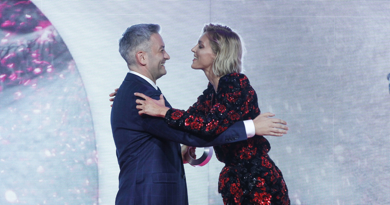 Robert Biedroń i Anja Rubik /Jordan Krzemiński /AKPA