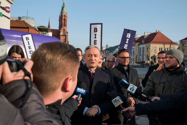 Robert Biedroń, lider partii Wiosna /Michał Zieliński  /PAP