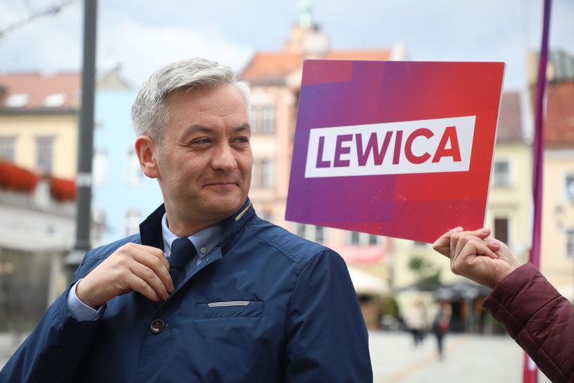 Robert Biedroń w Gliwicach /Beata Zawrzel /Reporter